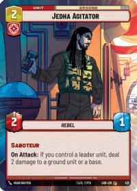 star wars unlimited spark of rebellion jedha agitator hyperspace