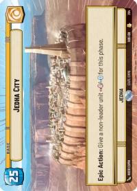 star wars unlimited spark of rebellion jedha city hyperspace foil