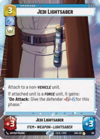 star wars unlimited spark of rebellion jedi lightsaber hyperspace