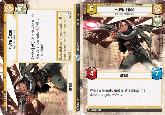 Jyn Erso - Resisting Oppression (Hyperspace) - Foil