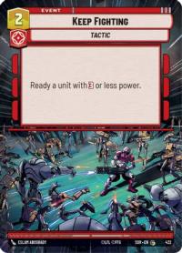 star wars unlimited spark of rebellion keep fighting hyperspace foil