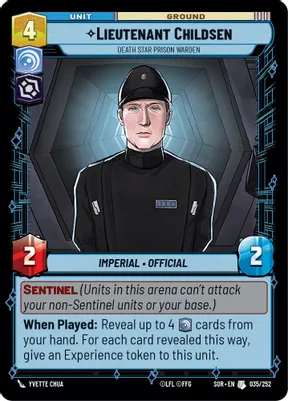 Lieutenant Childsen - Death Star Prison Warden