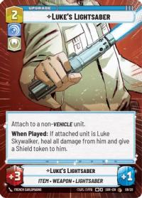 star wars unlimited spark of rebellion luke s lightsaber hyperspace weekly play promos