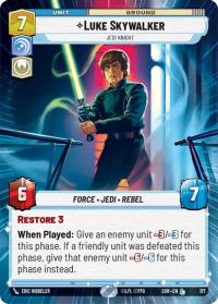 star wars unlimited spark of rebellion luke skywalker jedi knight hyperspace
