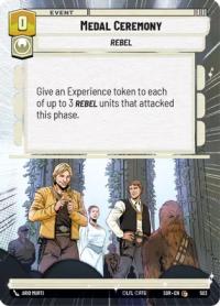 star wars unlimited spark of rebellion medal ceremony hyperspace