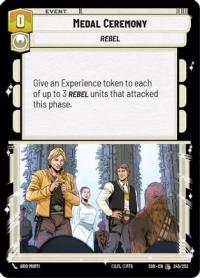 star wars unlimited spark of rebellion medal ceremony