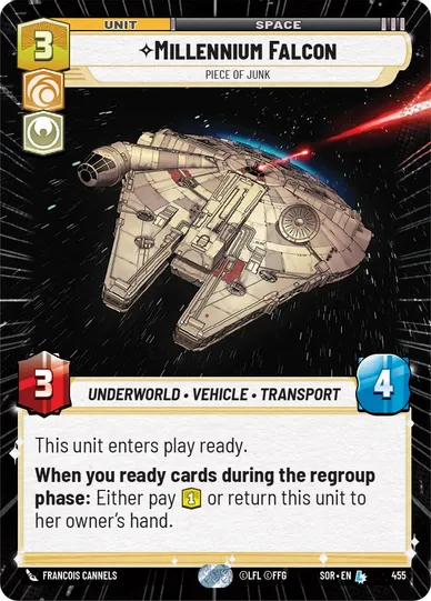 Millennium Falcon - Piece of Junk (Hyperspace) - Foil