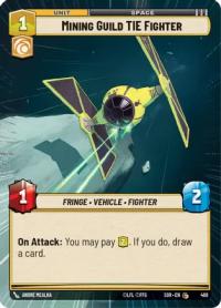 star wars unlimited spark of rebellion mining guild tie fighter hyperspace