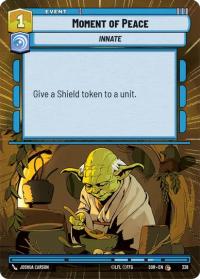 star wars unlimited spark of rebellion moment of peace hyperspace
