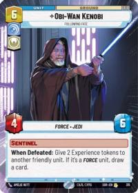 star wars unlimited spark of rebellion obi wan kenobi following fate hyperspace