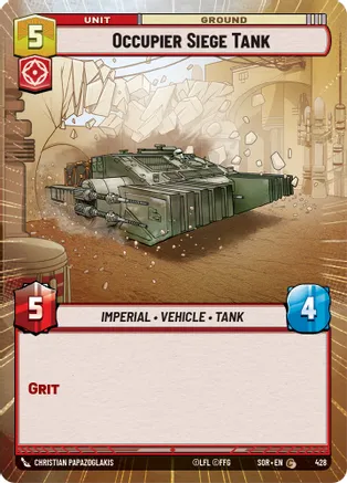 Occupier Siege Tank (Hyperspace) - Foil