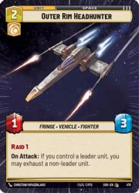 star wars unlimited spark of rebellion outer rim headhunter hyperspace