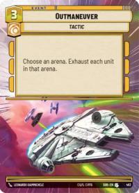 star wars unlimited spark of rebellion outmaneuver hyperspace foil