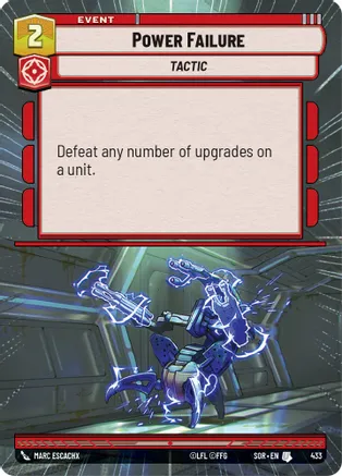 Power Failure (Hyperspace) - Foil