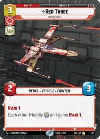 star wars unlimited spark of rebellion red three unstoppable hyperspace foil