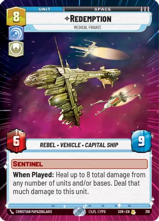 Redemption - Medical Frigate (Hyperspace) - Foil