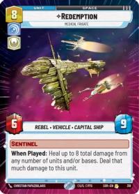 star wars unlimited spark of rebellion redemption medical frigate hyperspace