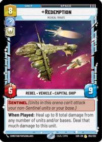 star wars unlimited spark of rebellion redemption medical frigate