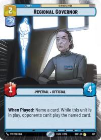 star wars unlimited spark of rebellion regional governor hyperspace foil