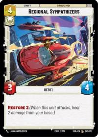star wars unlimited spark of rebellion regional sympathizers