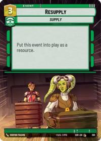 star wars unlimited spark of rebellion resupply hyperspace foil