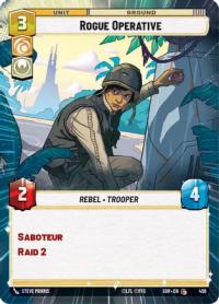star wars unlimited spark of rebellion rogue operative hyperspace foil