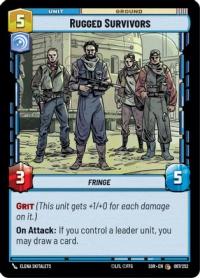 star wars unlimited spark of rebellion rugged survivors