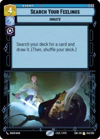 star wars unlimited spark of rebellion search your feelings foil