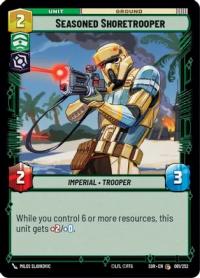 star wars unlimited spark of rebellion seasoned shoretrooper foil