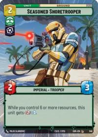 star wars unlimited spark of rebellion seasoned shoretrooper hyperspace