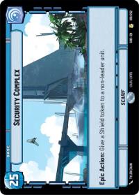 star wars unlimited spark of rebellion security complex foil