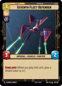 star wars unlimited spark of rebellion seventh fleet defender foil