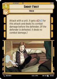 star wars unlimited spark of rebellion shoot first