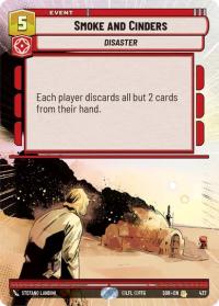 star wars unlimited spark of rebellion smoke and cinders hyperspace