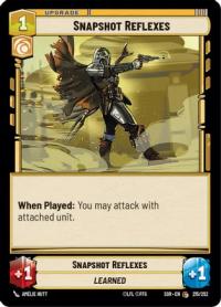 star wars unlimited spark of rebellion snapshot reflexes foil