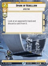 star wars unlimited spark of rebellion spark of rebellion hyperspace foil
