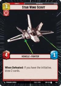 star wars unlimited spark of rebellion star wing scout hyperspace