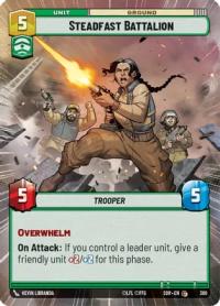 star wars unlimited spark of rebellion steadfast battalion hyperspace