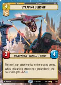 star wars unlimited spark of rebellion strafing gunship hyperspace foil