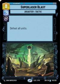 star wars unlimited spark of rebellion superlaser blast