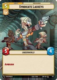 star wars unlimited spark of rebellion syndicate lackeys hyperspace