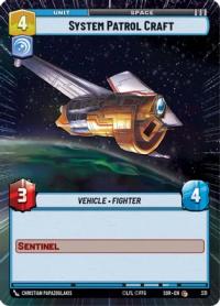 star wars unlimited spark of rebellion system patrol craft hyperspace foil