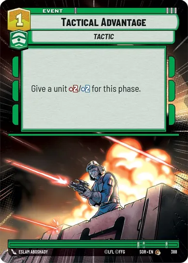 Tactical Advantage (Hyperspace) - Foil