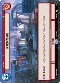 star wars unlimited spark of rebellion tarkintown hyperspace foil
