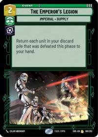 star wars unlimited spark of rebellion the emperor s legion