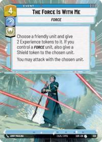 star wars unlimited spark of rebellion the force is with me hyperspace