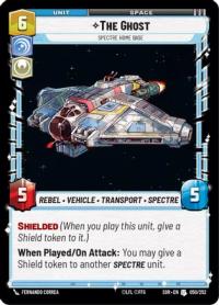 star wars unlimited spark of rebellion the ghost spectre home base foil