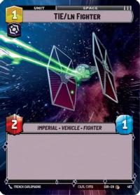 star wars unlimited spark of rebellion tie ln fighter hyperspace