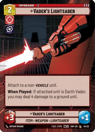 Vader's Lightsaber (Hyperspace) - Weekly Play Promos