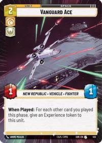 star wars unlimited spark of rebellion vanguard ace hyperspace foil